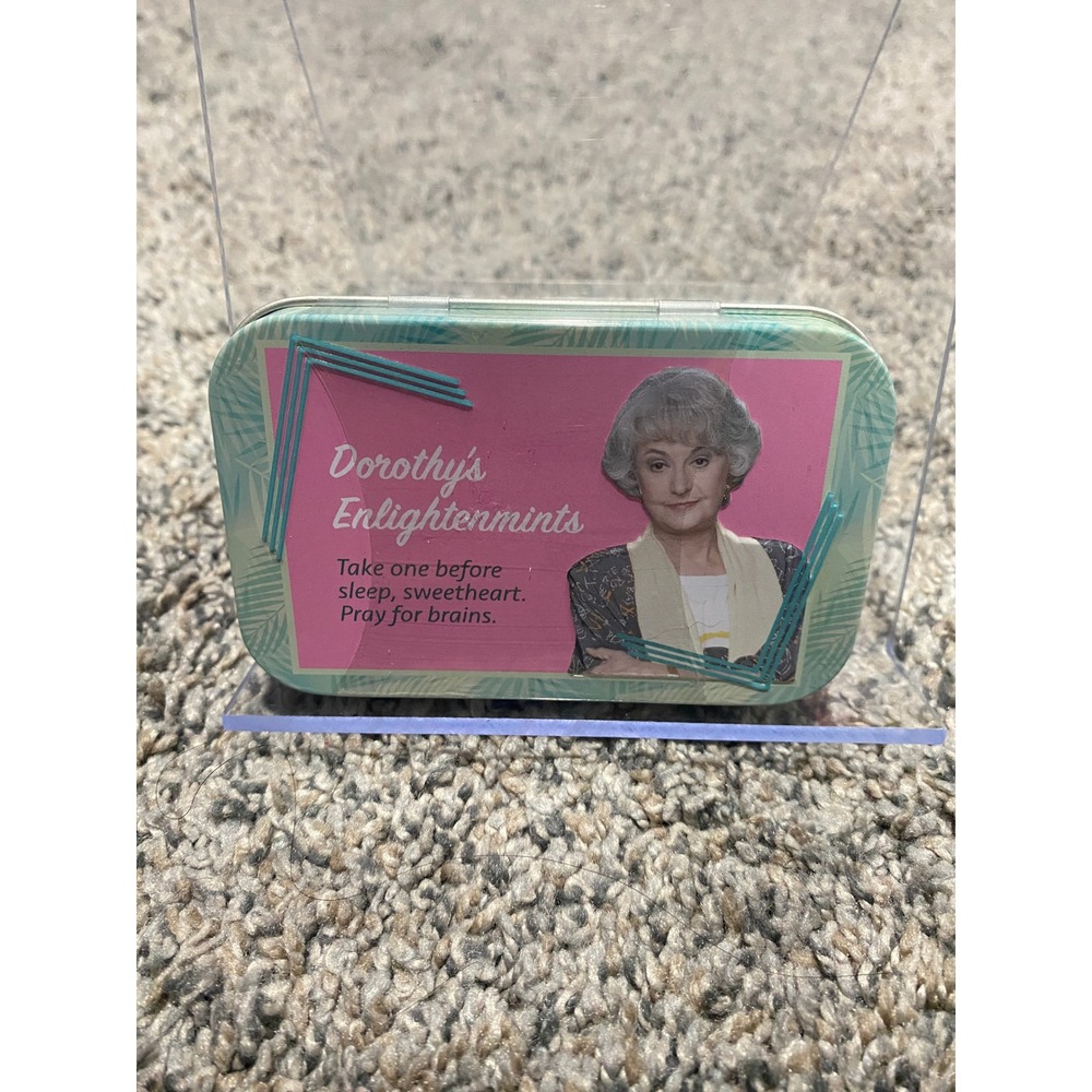Boston America Mint Tin Dorothy's Enlightenmints The Golden Girls Teal Pink OS